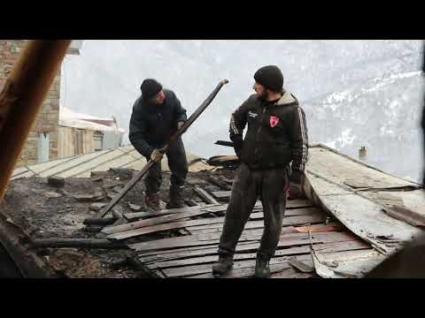 Видео: пожар в Кубачи