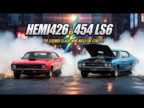 Видео: 426 HEMI против 454 LS6 — гонка, которая потрясла Америку!
