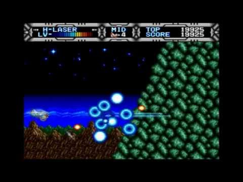 Видео: [SEGA] Gaiares - Прохождение Без смертей NORMAL