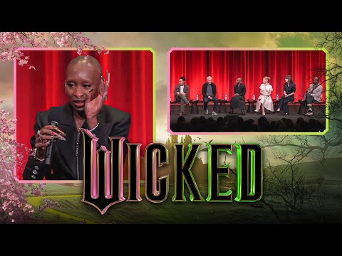 Видео: Синтия Эриво ПЛАЧЕТ во время WICKED Q&A с Арианой Гранде и другими (полное интервью)