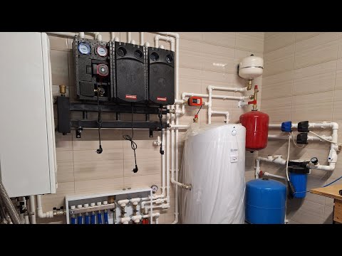 Видео: Монтаж отопления и водоснабжения "под ключ".