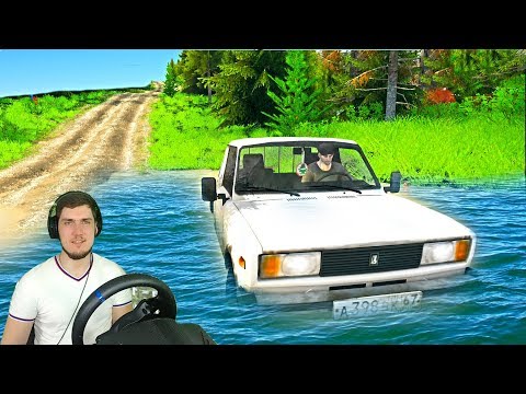Видео: ДЕД УТОПИЛ МАШИНУ В ОГРОМНОЙ ЛУЖЕ - RP SPINTIRES