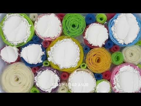 Видео: Розы из мыла с крахмалом/ Soap roses with starch/ ASMR/ АСМР/ сухое мыло/ хруст мыла/ dry soap/relax