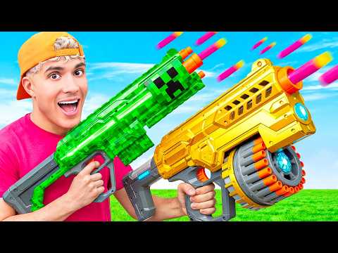 Видео: NERF ЗА 1$ ПРОТИВ 1000$