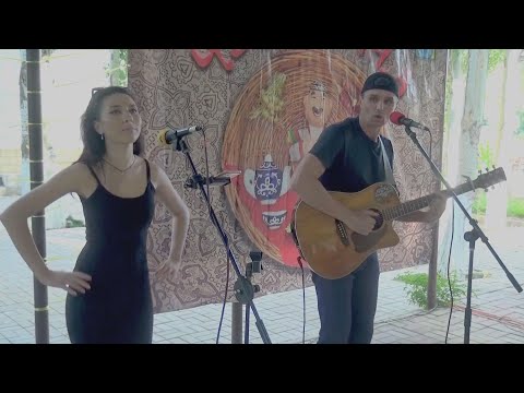 Видео: Эдуард Двухименный и Мари Ануар. Чимкент 24.05.25 (видео-Евгений Зинин)