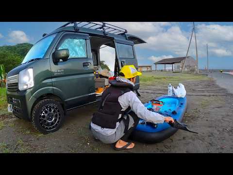 Видео: Минивэн Кемпинг и Рыбалка на САП