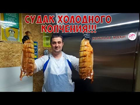 Видео: СУДАК ХОЛОДНОГО КОПЧЕНИЯ В КОПТИЛЬНЕ ОТ КОМПАНИИ МОСКИТ, ПОДРОБНЫЙ РЕЦЕПТ!!!