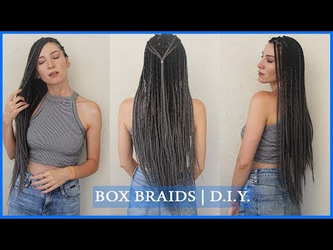 Видео: африканские косички в домашних условиях | BOX BRAIDS