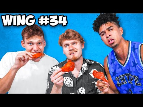 Видео: Последний, кто перестанет есть WINGS, выиграет 500 долларов!