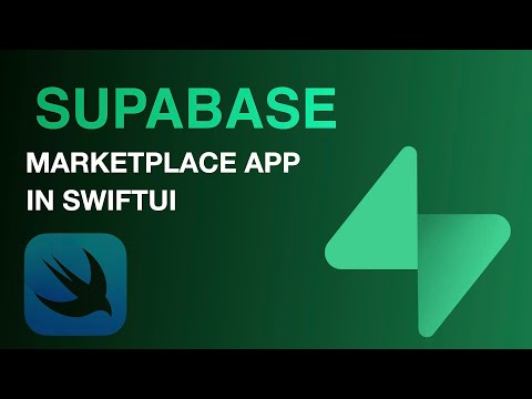 Видео: Создание приложения электронной коммерции Supabase Marketplace с помощью SwiftUI — Часть 1