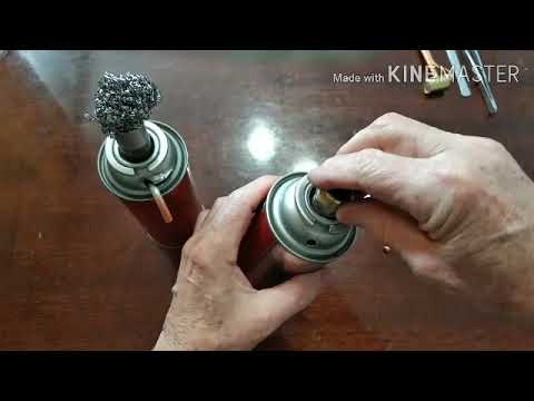 Видео: Бачок для бензиновой горелки.