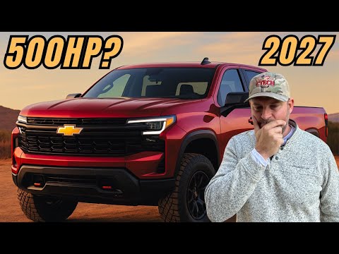 Видео: Silverado 2027 года Большие изменения, новые двигатели, искусственная кожа и нет Apple Car Play?