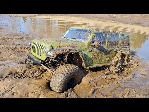 Видео: ОГРОМНЫЙ Jeep Axial SCX6 ... Месим весеннюю грязь! ... RC OFFroad 4x4 ... Часть 3