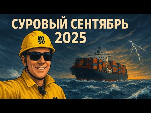 Видео: Суровый сентябрь 2025 #sea #море #life #моряк #мир 