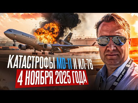 Видео: Катастрофа MD-11 и Ил-76. Происшествие с Як-40.