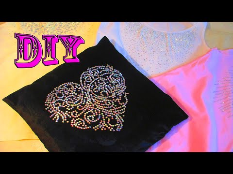 Видео: DIY Инкрустация стразами AB DMC | Делаем  подушку ВМЕСТЕ |КРУЖЕВНОЕ СЕРДЦЕ | ТРАФАРЕТЫ | DARYA MIGAL