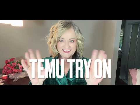 Видео: Примерьте Temu 32 шт. Big Haul Daytime to Holiday Glam Daryl Gos Shopping