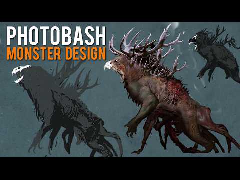 Видео: Метод Франкенштейна для художников (Фотобашинг + Фигурная резьба)