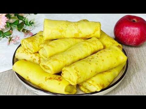 Видео: 🍏 Млинці з яблучною начинкою — ніжні й карамельні!
