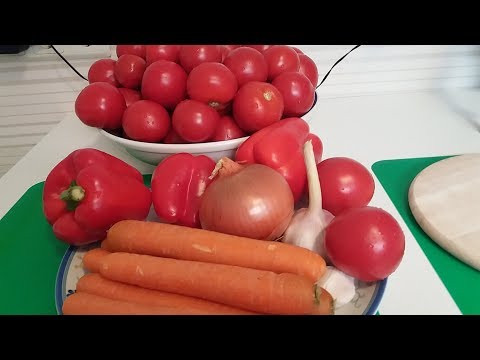 Видео: Томатный соус для борща .Заготовки.