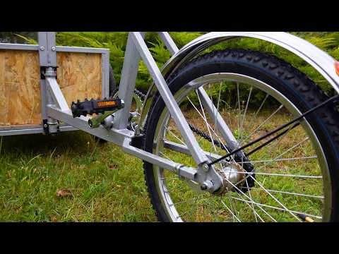 Видео: Как сделать трехколесный велосипед для перевозки грузов, велорикша