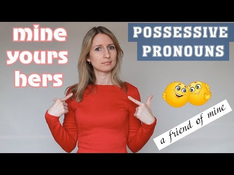 Видео: Урок 35. Притяжательные местоимения. Английский с нуля.