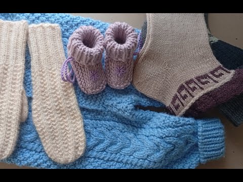 Видео: Про то, как я вязала варежки, готовые работы и алоэкаланхоэ #вязовлог #handmade #вязание