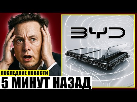 Видео: Глава BYD: Новая Blade-батарея заряжается на 80 % молниеносно!