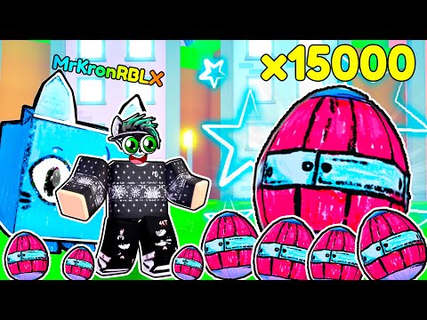 Видео: Я ОТКРЫЛ 15.000 Doodle ЯИЦ в Pet Simulator X