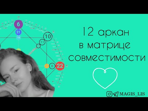 Видео: 12 аркан в совместимости матрицы судьбы ▫️ как вывести 12 аркан в плюс ▫️ характер пары 12 аркан