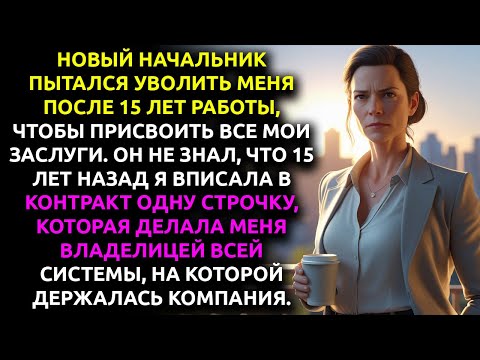 Видео: НОВЫЙ CEO пытался меня уволить. Но он НЕ ЗНАЛ про юридическую мину, которую я заложила 15 лет назад.