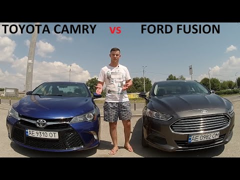 Видео: Что купить Toyota Camry или Ford Fusion?| Тест Драйв Тойота и Форд