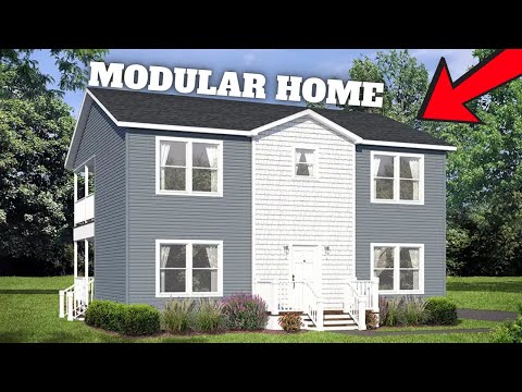 Видео: КРЫЛЬЦО НА ВТОРОМ ЭТАЖЕ этого модульного дома! НЕВЕРОЯТНАЯ ПЛАНИРОВКА сборного дома!