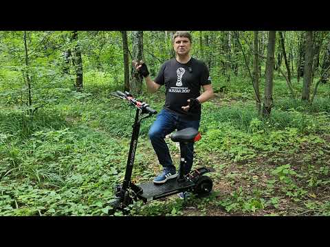 Видео: недорогой внедорожный электросамокат. #Zaxboard Stalker Aqua - крутой аналог #kugoog2. Обзор и тест.