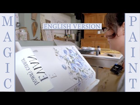 Видео: Переделка глянцевого углового шкафа с помощью Transfer и Magic Paint! ChalkPaint DIYElisa&MagicPaint