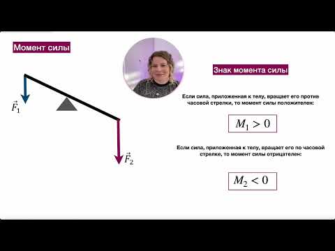 Видео: Теория. Условия равновесия твердого тела. Момент силы