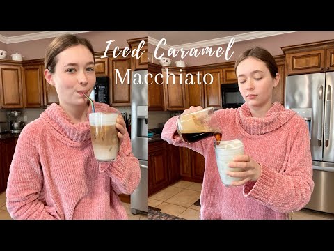 Видео: КАК ПРИГОТОВИТЬ ПРОСТОЙ МАКИАТО СО ЛЬДОМ И КАРАМЕЛЬЮ с Nespresso Vertuo Plus