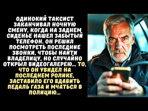 Видео: ТАКСИСТ нашел в машине забытый телефон, а когда увидел последнее снятое ВИДЕО, похолодел...