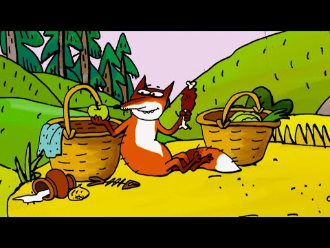 Видео: Лис и Дрозд Сказка для Детей - Мультики HD