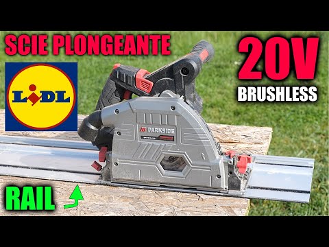 Видео: LIDL Аккумуляторная погружная пила PARKSIDE BRUSHLESS PERFORMANCE   140mm 52mm Cordless Plunge Saw