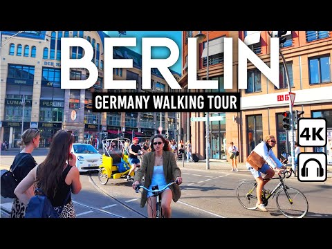 Видео: БЕРЛИН - Германия 🇩🇪 Пешеходная экскурсия в 4K, Солнечный день в центре города 2024 ☀️