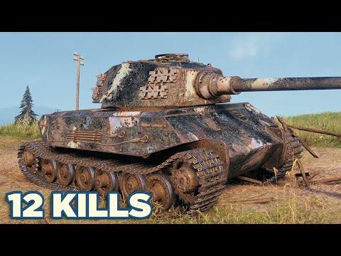Видео: VK 45.02 (P) Ausf. A • 7.3К УРОНА 12 ФРАГОВ • WoT Gameplay