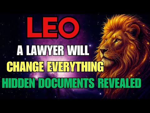 Видео: Le ♌ Адвокат придет к вам со срочными новостями 👨‍⚖️Я открою вам все, что должно произойти