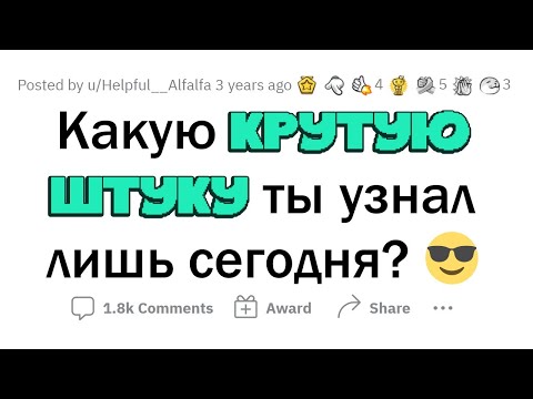 Видео: О чем вы сегодня УЗНАЛИ? #1