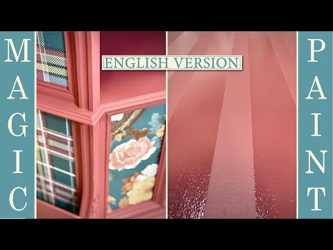 Видео: Покраска старой деревянной мебели и наклеивание обоев Краска Chalk Paint DIY Elisa Magic Paint