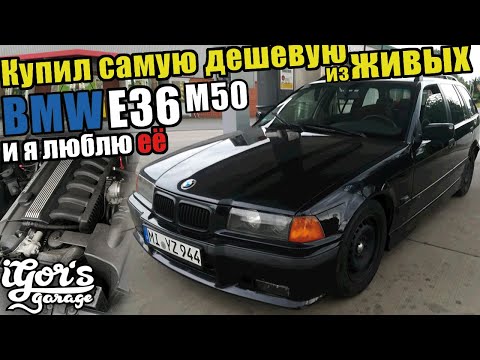Видео: BMW E36 Купил самую дешевую из живых с мотором М52 и я люблю её #БМВ_e36 #m52 #bmw