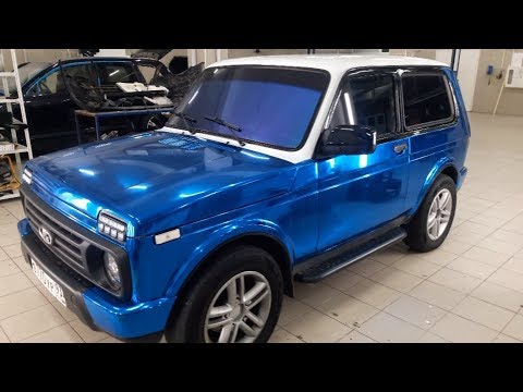 Видео: Лютая niva за 140т р, алькантара, переделка салона PoBratski