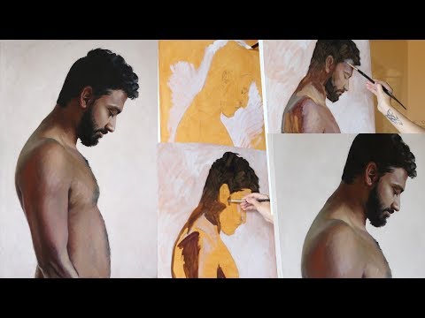 Видео: Как я писала ПОРТРЕТ МАСЛОМ с комментариями : последовательность работы