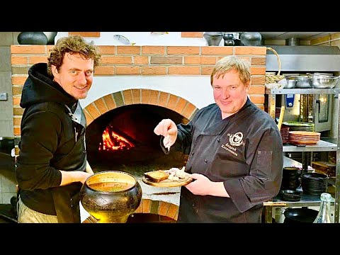 Видео: Борщ в русской печи