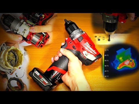 Видео: Обзор Milwaukee M12 Fuel Gen 2 2598-22 2504-20 - мощный бесщёточный шуруповёрт дрель с 13мм патроном